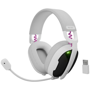 Casti Gaming Fury Fukiya F6 White