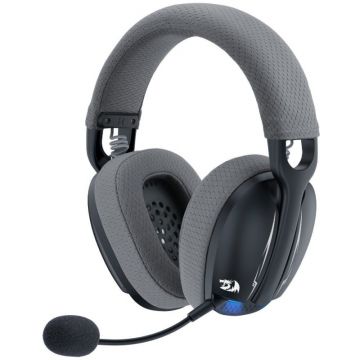 Casti Gaming Redragon Skuld Pro Blue LED Black