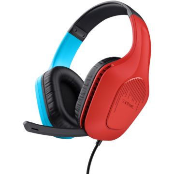Casti Gaming Trust GXT 416S Zirox Blue-Red pentru Nintendo Switch