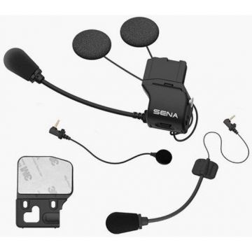 Casti SC-A0354 Universal Helmet Clip Kit HD Speakers Negru