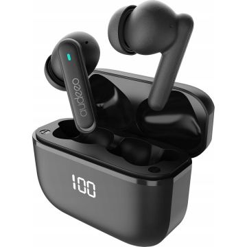 Casti Telefon Aeropods Bluetooth  Autonomie 20h Microfon Negru