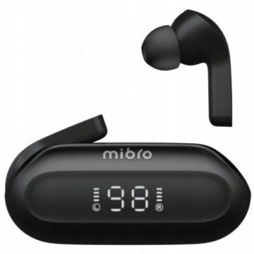 Casti Telefon Earbuds 5 Bluetooth Impermeabil IPX4 Reducerea Zgomotului Negru