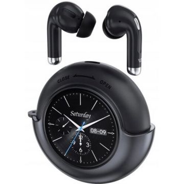 Casti Telefon LifeFits Wireless Bluetooth IPX4 Autonomie 40h  Negru