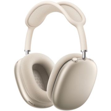 Casti Wireless AirPods Max BT 5.0 Starlight