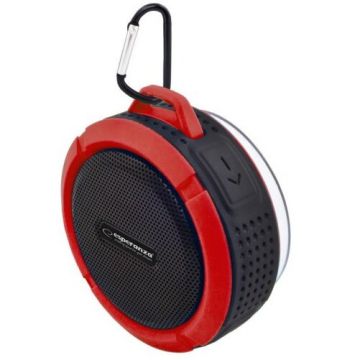 ESPERANZA Boxa portabila country Esperanza EP125KR, difuzo Bluetooth, Negru-Rosu