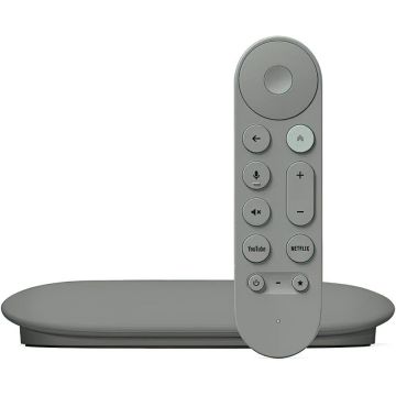 Google Media Player Google TV Streamer, 4K, Bluetooth, Wi-Fi, Android TV, 32 GB, Telecomanda comenzi vocale, Hazel