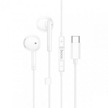 HOCO Handsfree USB-C HOCO M95, Alb