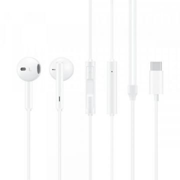 Huawei Handsfree USB-C Huawei CM33, Alb