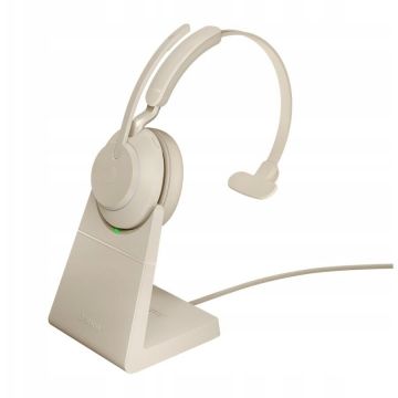 Jabra Casti PC, Jabra, Model Evolve2 65, USB-A, UC Mono Stand BT, Bej