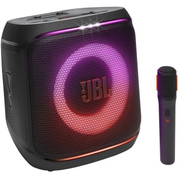 JBL Boxa portabila JBL Partybox Encore 2, 100W, Bluetooth, Microfon wireless, Autonomie 15 ore, Auracast, IPX4, Negru