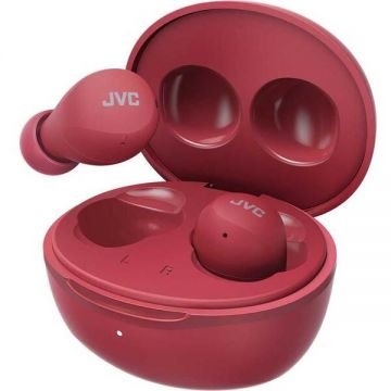 JVC Casti audio In-Ear JVC HA-A6T-R-U Gummy Mini, Bluetooth, True Wireless, Rosu