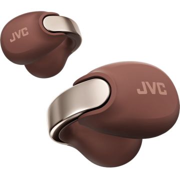 JVC Casti JVC Nearphones HA-NP1T-T-U, True Wireless, Bluetooth, Open-ear, Microfon, Maro-Rosu