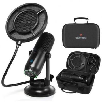 Kit Microfon M2 Pro LDR Voce HD Negru