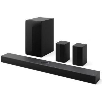 LG Soundbar LG S70TR, 5.1.1 , 500W, Dolby Atmos, Subwoofer Wireless, HDMI, USB, Negru