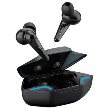 MEDIA&nbsp;TECH Casti wireless MEDIA TECH RHOID TWS MT3607, In-ear, Microfon, Bluetooth, Negru