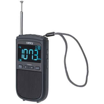 Mini Radio Portabil CR 1905 FM/AM Display LCD USB Baterie 900mAh