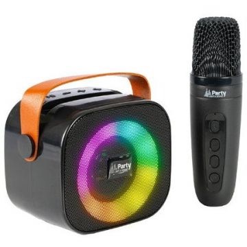 Party Boxa portabila Party Karakid10, 1200 mAh, Bluetooth, Negru