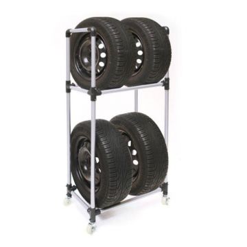 Raft mobil pentru depozitare anvelope Dema  20441, 4 anvelope