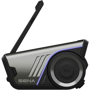 SENA Sistem de comunicare Bluetooth pentru motociclete,  Sena 60S, Set individual, Negru