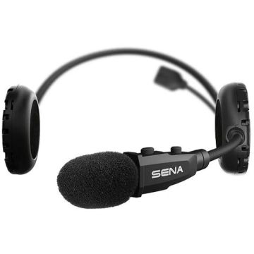 SENA Sistem de comunicare pentru motociclete, SENA 3SPLUS-B-10, Moto Intercom, Bluetooth 4.1, Raza de actiune 900 metri, Singur set, Negru
