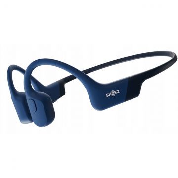 Shokz Casti alergare SHOKZ OpenRun fara fir, cu banda de gat sport, Bluetooth, Albastre
