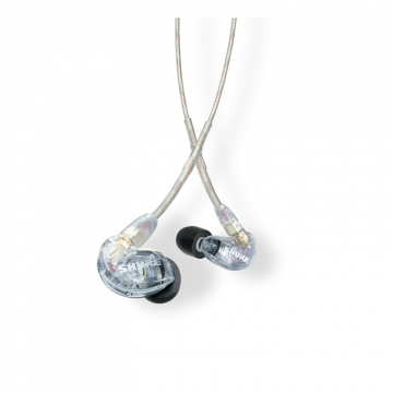 Shure Casti profesionale in-ear Shure SE215-CL-EFS, cu super izolare fonica, Transparent
