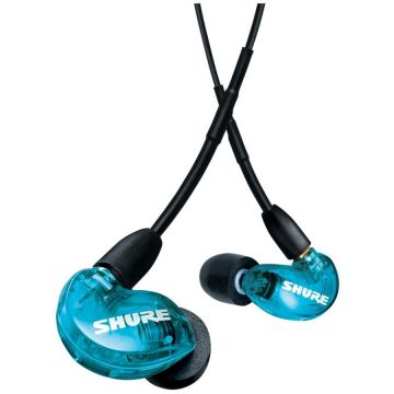 Shure Casti Telefon cu Fir Shure AONIC 215, Conector 3.5MM, Albastru