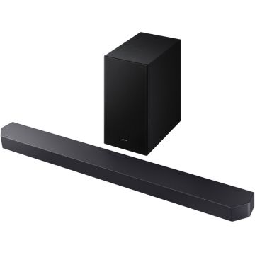 Sistem Home Cinema Samsung HW-Q600F, 3.1.2, 380W, Bluetooth, Subwoofer Wireless, Dolby Atmos, Titan Black