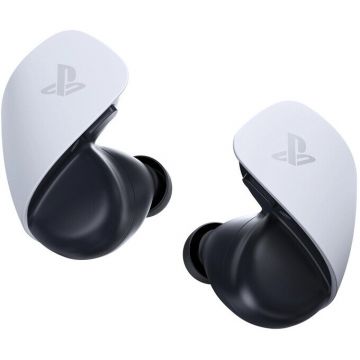 Sony Casti fara fir intraauriculare Sony Pulse Explor,  pentru gaming, Bluetooth, Negru-Alb