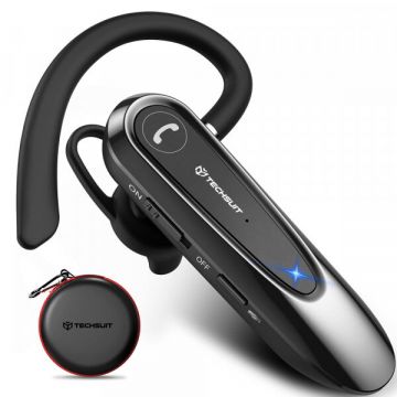 techsuit Casca Bluetooth Techsuit CB2 AirTalk, A2DP, Negru