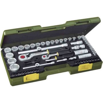 Trusa chei tubulare Proxxon 23294, 1 4  -1 2  , sistem imperial, 65 piese