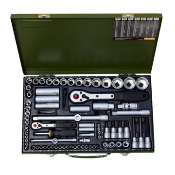 Trusa chei tubulare Proxxon 23640, 1 4  -1 2  , 86 piese