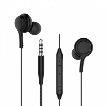 WIWU Handsfree 3.5mm WiWu EB310, Negru