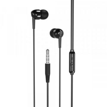 XO&nbsp;Design Casti XO Design  EP37, In-ear, 3,5 mm (mini-jack), 1,15 m, Negre
