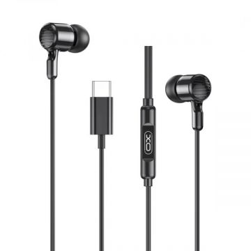 XO&nbsp;Design Handsfree USB-C XO Design EP81, Negru