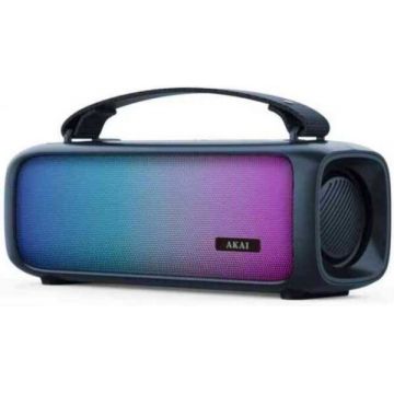 Akai Boxa portabila ABTS-08, 8W, Bluetooth 5.1, FM Radio, RGB, Blue