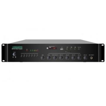 Amplificator PA 120W cu mixer, 6 zone, USB/SD/Tuner, intrari 2Mic si 3Line, 100V, MP212U
