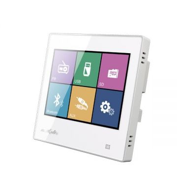 Amplificator stereo 2x10W incastrabil, 8ohm, USB/SD/FM/Bluetooth cu touch, DSPPA DM837