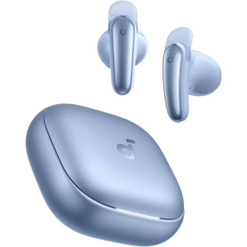 Anker Casti True Wireless Anker Soundcore Liberty Buds, Semi in-Ear, ANC, Autonomie 30 de ore, Bluetooth 6.1, Albastru