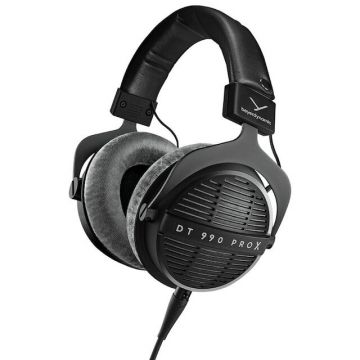 BEYERDYNAMIC Casti cu fir Beyerdynamic DT 990 Pro X, profesionale de studio, 48Ohm, cablu 3 m, Negru/Gri