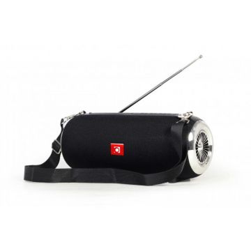 Boxa Portabila SPK-BT-17 Baterie 1200mAh microSD USB Radio FM Antena BT 5.1 RMS 10W Negru