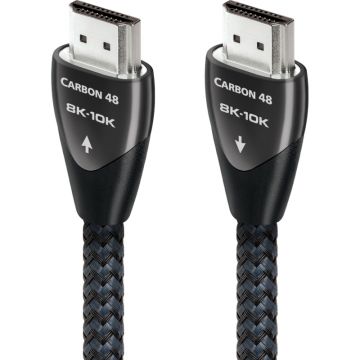 Cablu video Audioquest Carbon 48, HDMI Male - HDMI Male, v2.1, 0.6m, negru-gri
