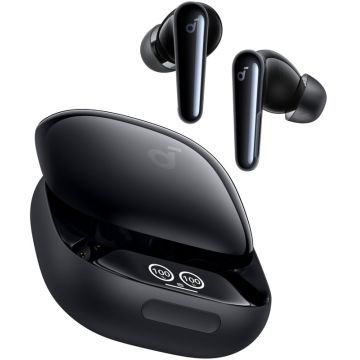 Casti Anker In-Ear, Soundcore Liberty 4 Pro, True Wireless, Noise Cancelling, Hi-Res, Glossy Black