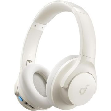 Casti Anker Over-Ear, Soundcore Q11i, Wireless, Bluetooth, White