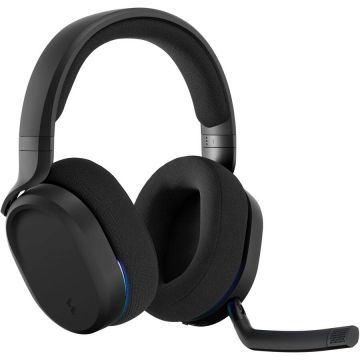 Casti Design Scape Dark, headset black, Bluetooth, USB dongle