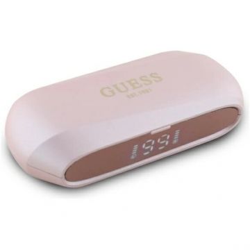 Casti Elongated Metalic Printed Logo Bluetooth 5.3 350mAh  Roz