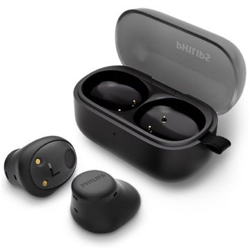 Casti Philips In-Ear, TAT2149BK/00, True Wireless, Bluetooth, Black