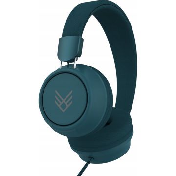 Casti Radiant LX cu Fir Jack 3.5mm Microfon Albastru