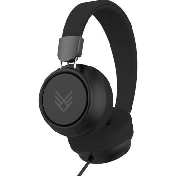 Casti Radiant LX cu Fir Jack 3.5mm Microfon Negru