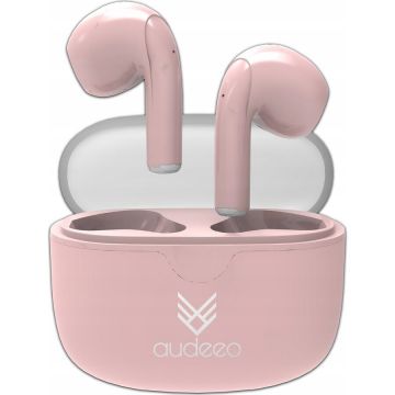 Casti Telefon Orbiter Wireless Bluetooth Microfon USB-C Roz